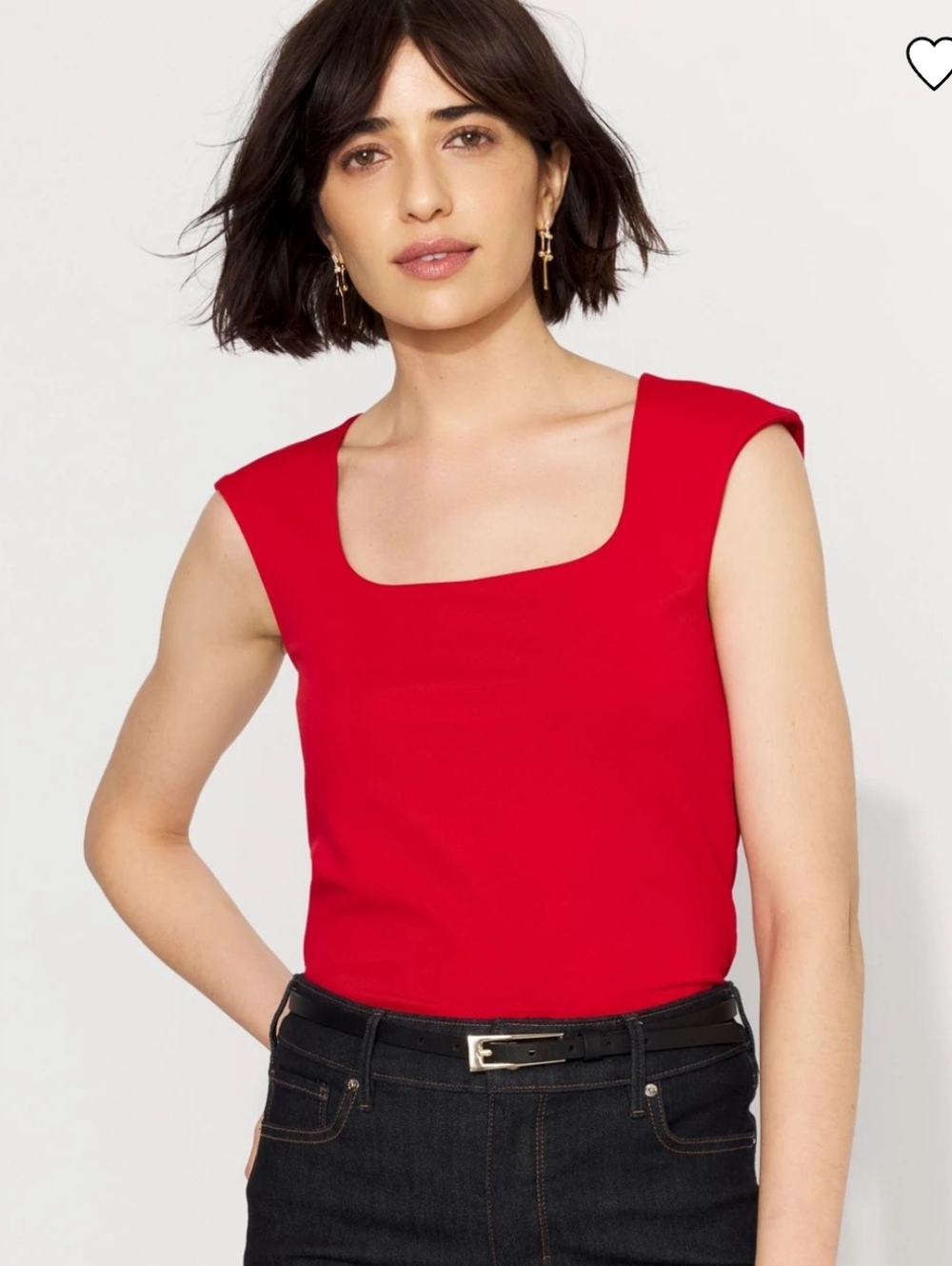 WHBM FORME™ All Ways Stretch Square Neck Top